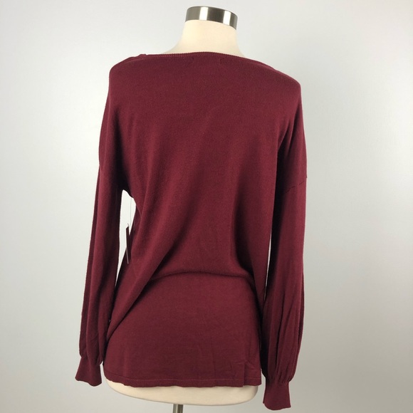 4th & Union Pullover Shirt Sweater Maroon Small P - Picture 4 of 8